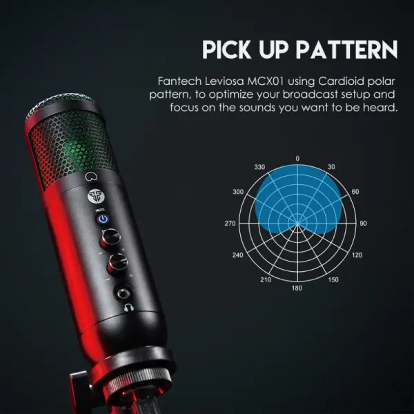 Mikrofon Fantech MCX01 Leviosa crni