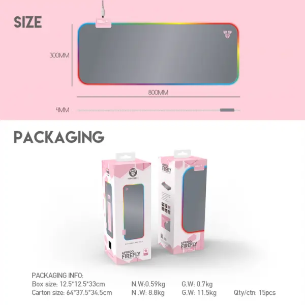 Podloga za mis Fantech RGB Firefly MPR800S Sakura (2)
