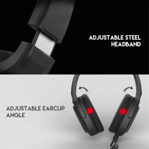 Slusalice Gaming Fantech MH85 Vibe crne