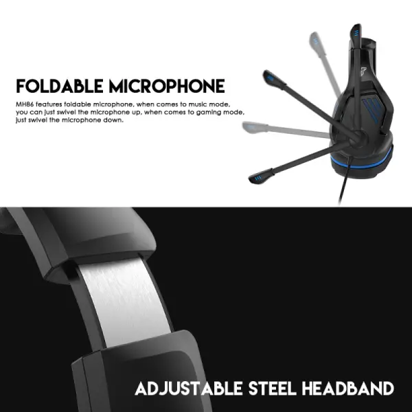 Slusalice Gaming Fantech MH86 Valor bele