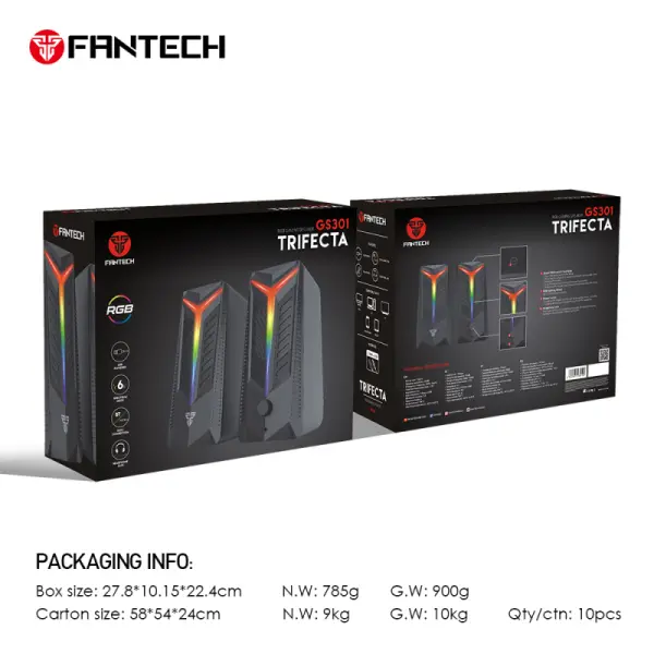 Laptop zvucnici Fantech GS301 Trifecta crni