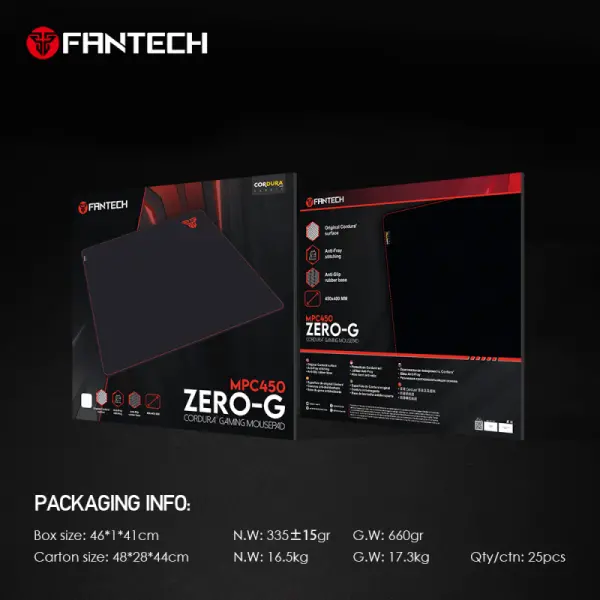 Podloga za mis Fantech MPC450 Zero-G crna