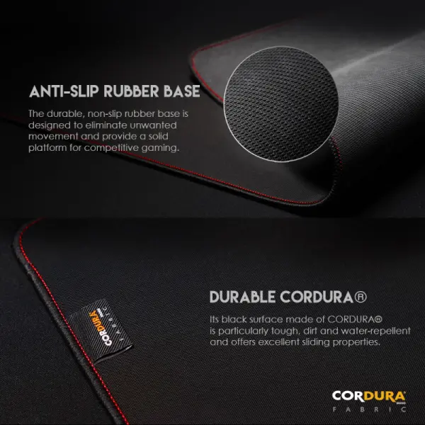 Podloga za mis Fantech MPC900 Zero-G crna