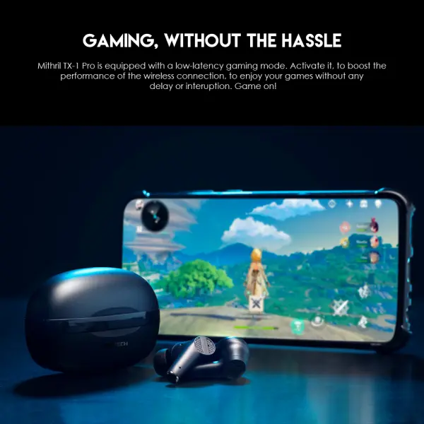 Bluetooth slusalice Fantech TX-1 Pro Mithril bele