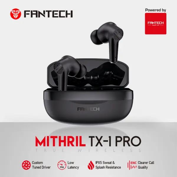 Bluetooth slusalice Fantech TX-1 Pro Mithril crne