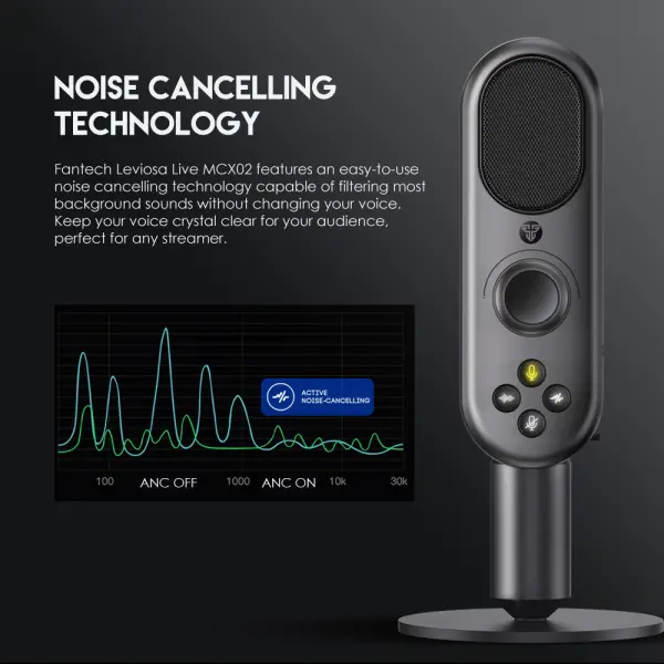 Mikrofon Fantech MCX02 Leviosa Live crni