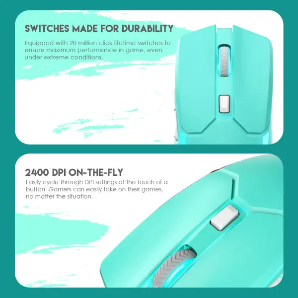 Mis Wireless Gaming Fantech WGC2 Venom II Mint Edition