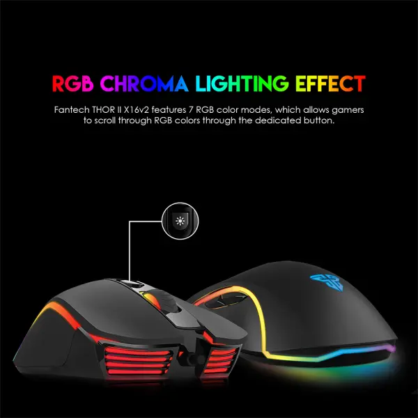 Mis Gaming Fantech X16 (V2) Thor II crni