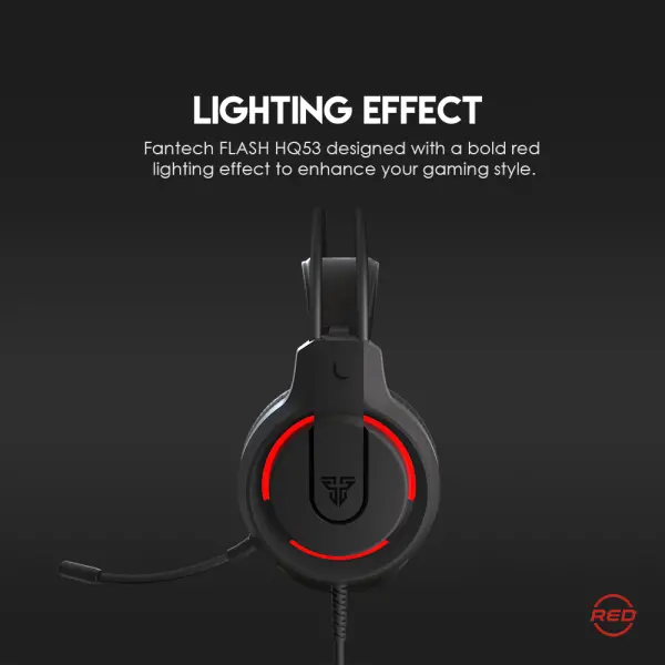Slusalice Gaming Fantech HQ53 Flash crne