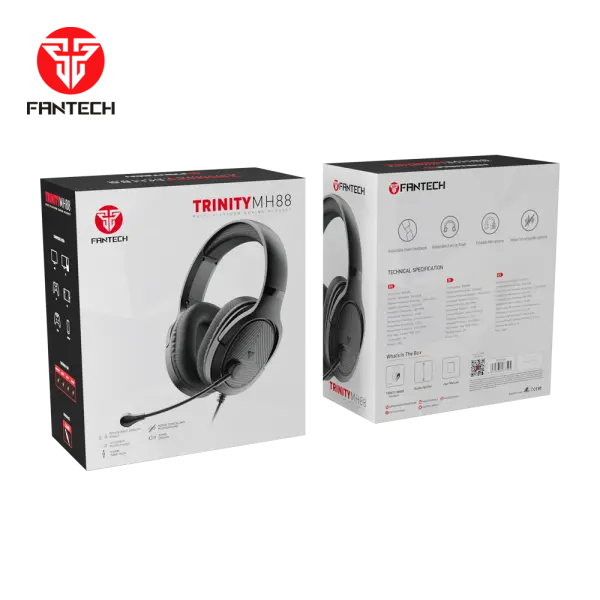 Slusalice Gaming Fantech MH88 Trinity crne