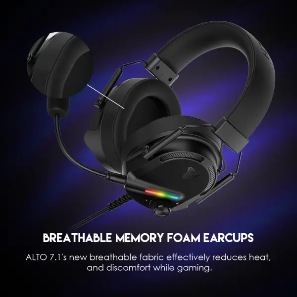 Slusalice Gaming Fantech HG26 Alto 7.1 crne