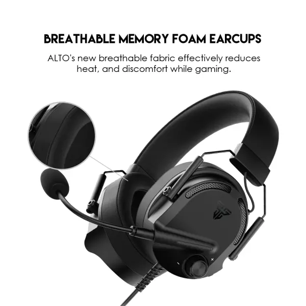 Slusalice Gaming Fantech MH91 Alto crne