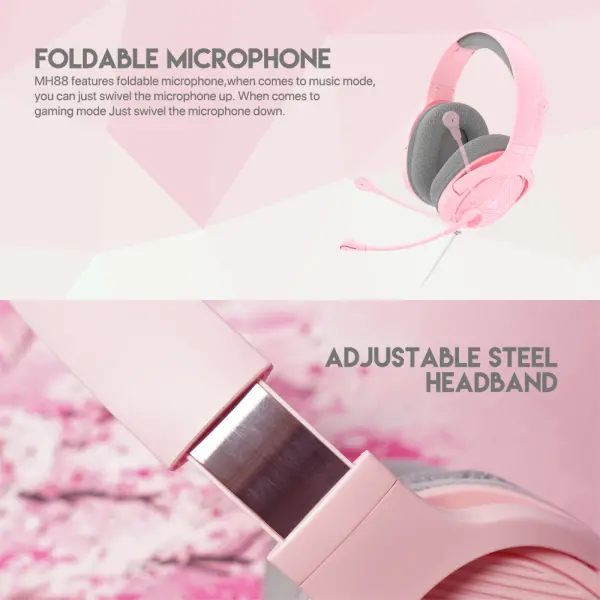 Slusalice Gaming Fantech MH88 Trinity Sakura