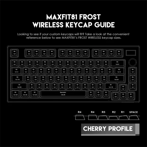 Tastatura Mehanicka Gaming Fantech MK910 RGB PBT Maxfit81 Frost Wireless crna (yellow switch)
