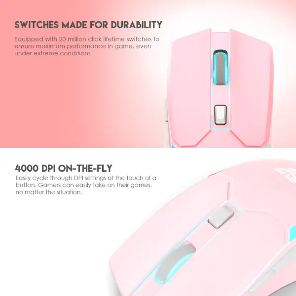 Mis Wireless Gaming Fantech WGC2+ Venom II Sakura