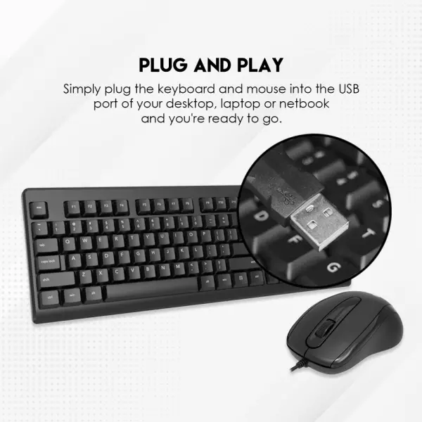 Combo mis i tastatura Fantech GO KM-103 crni