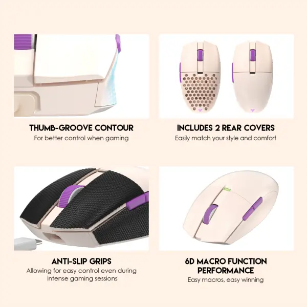 Mis Wireless Gaming Fantech XD7 Aria bez