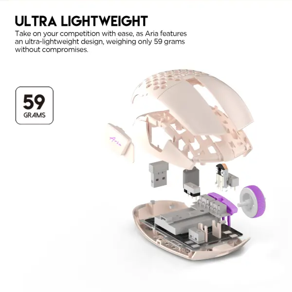 Mis Wireless Gaming Fantech XD7 Aria bez