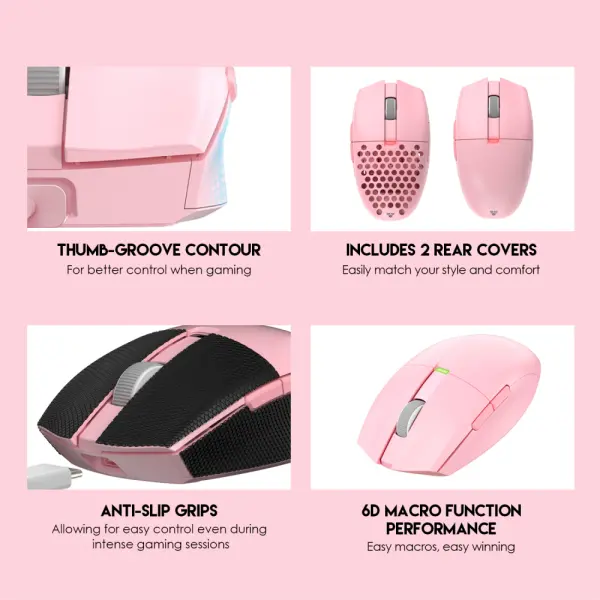 Mis Wireless Gaming Fantech XD7 Aria Sakura