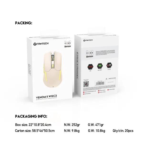 Mis Wireless Gaming Fantech WGC2 Venom II bez