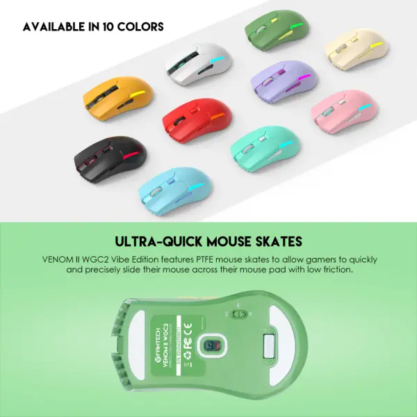 Mis Wireless Gaming Fantech WGC2 Venom II zeleni