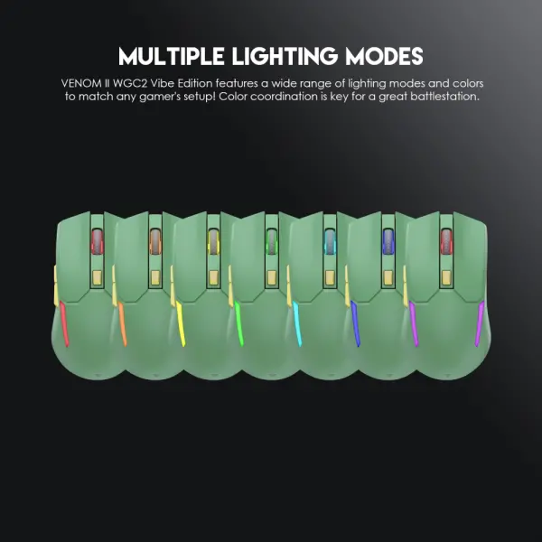 Mis Wireless Gaming Fantech WGC2 Venom II zeleni