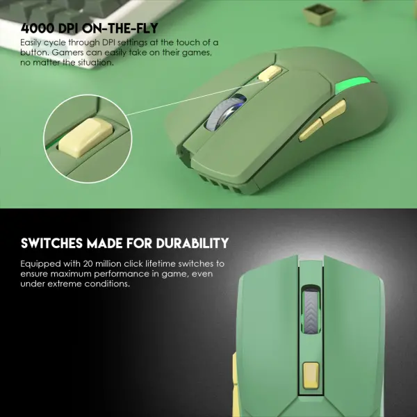 Mis Wireless Gaming Fantech WGC2 Venom II zeleni