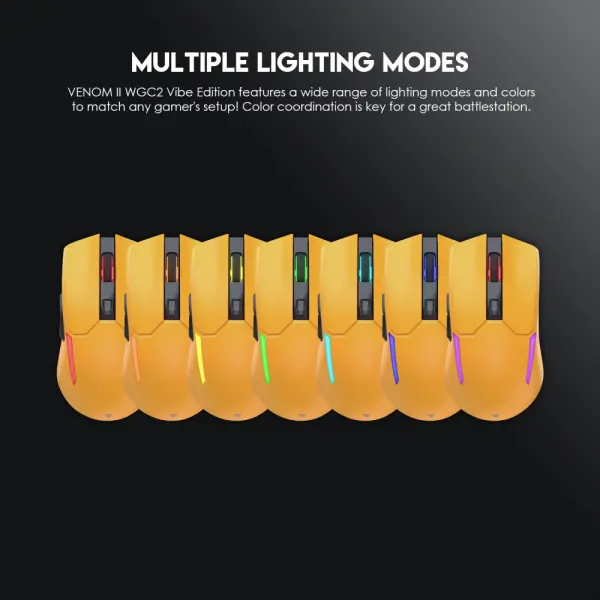 Mis Wireless Gaming Fantech WGC2 Venom II zuti