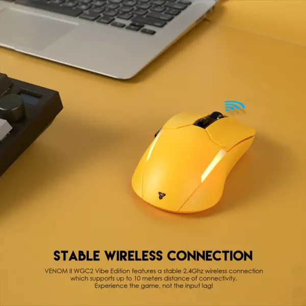 Mis Wireless Gaming Fantech WGC2 Venom II zuti