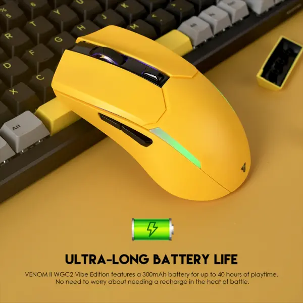 Mis Wireless Gaming Fantech WGC2 Venom II zuti