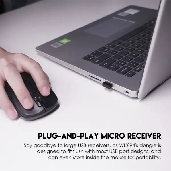 Combo mis tastatura wireless Fantech WK-894 crni