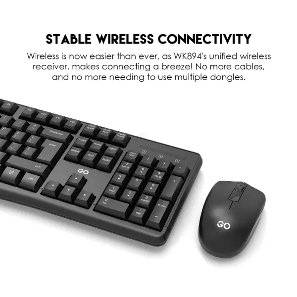 Combo mis tastatura wireless Fantech WK-894 crni