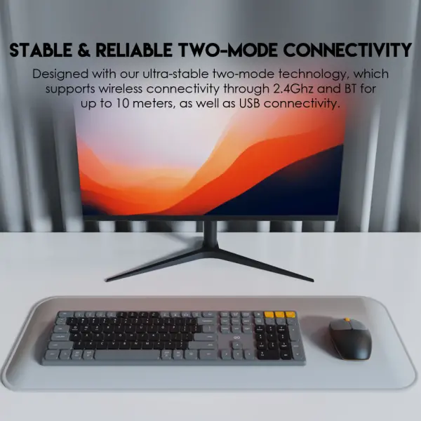 Combo mis tastatura wireless Fantech WK-895 plavi