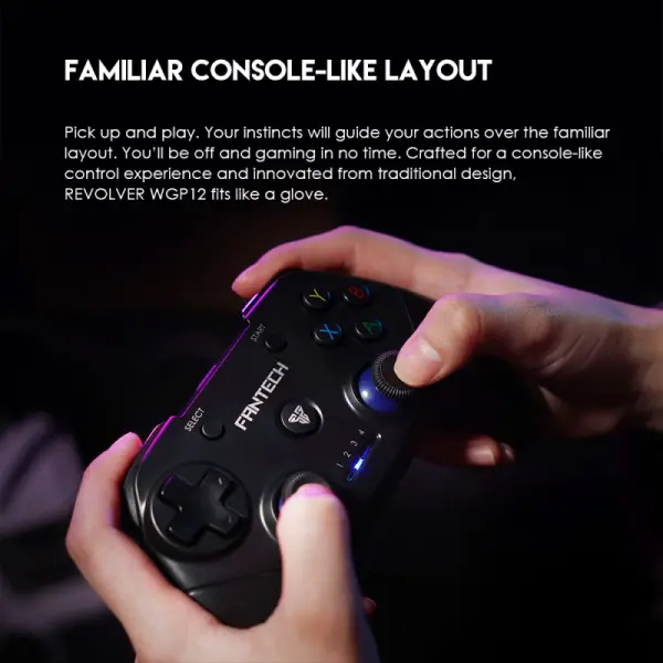 Joypad wireless Fantech WGP12 Revolver crni R
