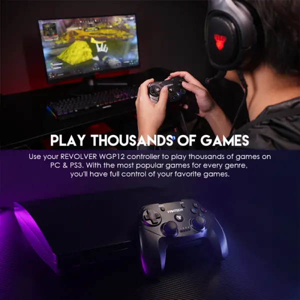 Joypad wireless Fantech WGP12 Revolver crni R
