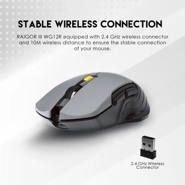 Mis Wireless Fantech WG12R raigor III crni