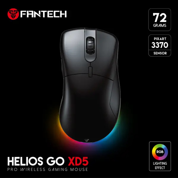 Mis Wireless Gaming Fantech XD5 Helios GO crni