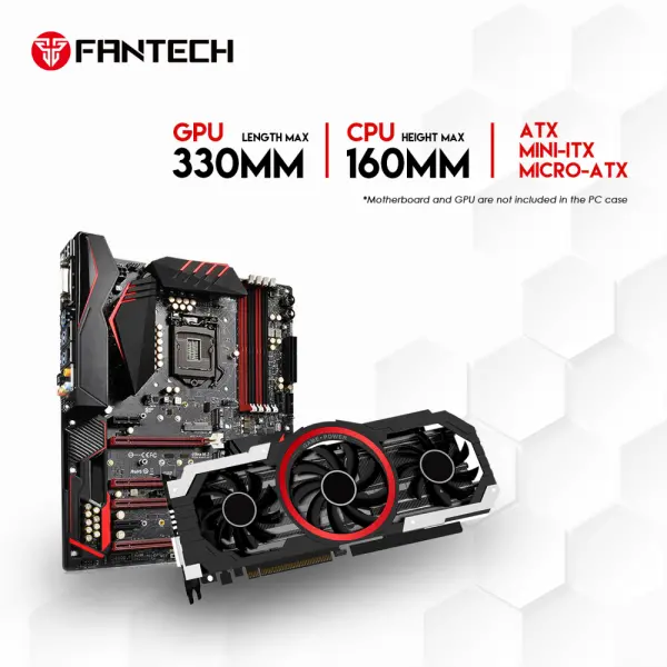 Kuciste Gaming Fantech CG83 Aero 2 crno