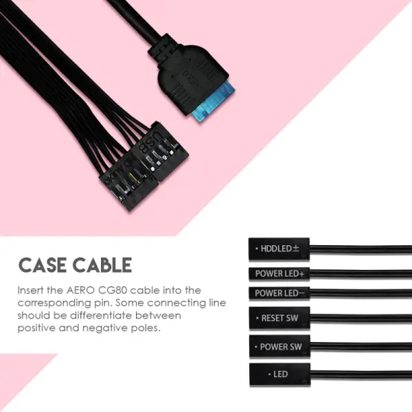 Kuciste Gaming Fantech CG80 Midi Sakura