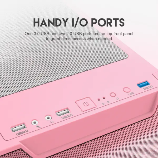 Kuciste Gaming Fantech CG80 Midi Sakura