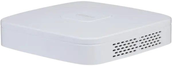 Dahua NVR4108-EI AI 4-kanalni NVR; WizSense serija; Plastično kućište; Do 16MP; Do 80Mbps; 1X SATA