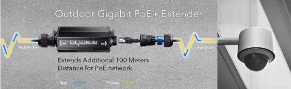 CUDY POE15 Gigabit PoE+ Outdoor Waterproof Extender (2)
