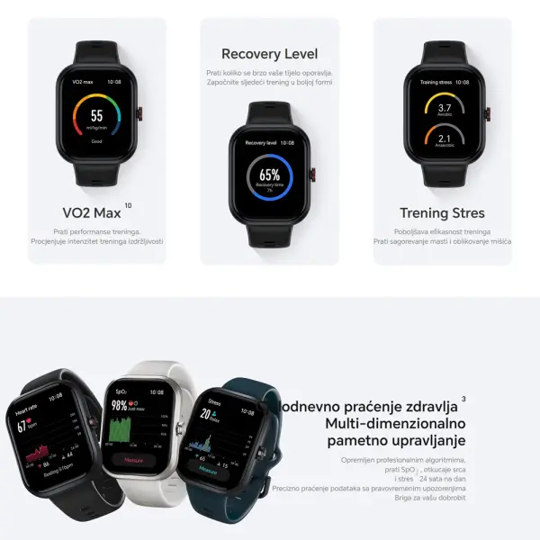 Smart watch Honor Choice 1,95\'' crni