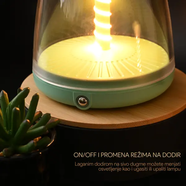 LED Lampa DT001-1 JWD ukrasna zelena