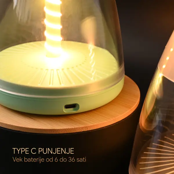 LED Lampa DT001-1 JWD ukrasna zelena