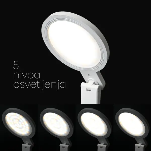 LED Lampa JWD stona bela
