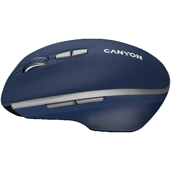 CANYON MW-21, 2.4 GHz  Wireless mouse ,with 7 buttons, DPI 80012001600, Battery: AAA*2pcs,Blue,72*117*41mm, 0.075kg ( CNS-CMSW21BL ) 