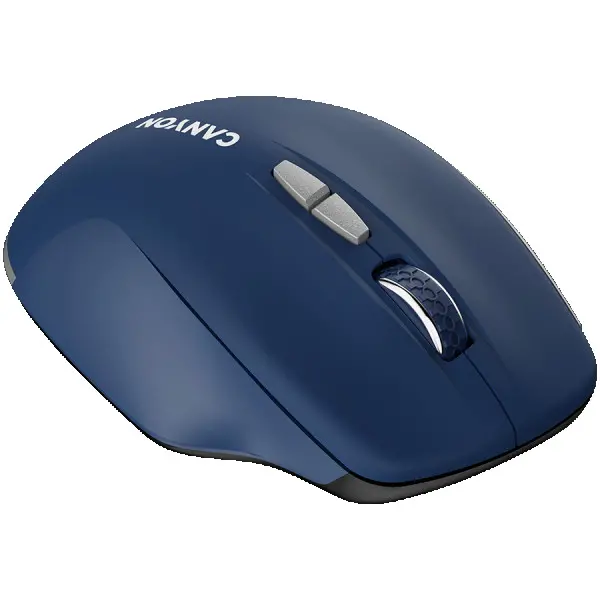 CANYON MW-21, 2.4 GHz  Wireless mouse ,with 7 buttons, DPI 80012001600, Battery: AAA*2pcs,Blue,72*117*41mm, 0.075kg ( CNS-CMSW21BL ) 