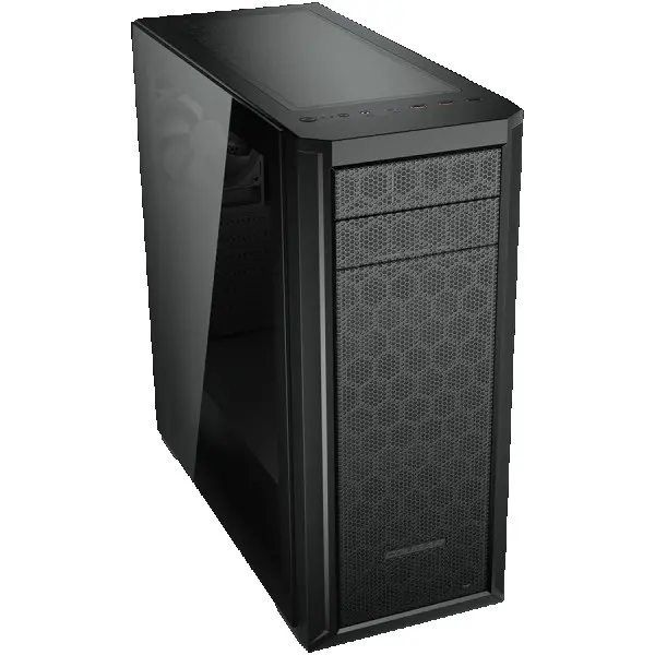 COUGAR | MX330-G Pro | PC Case | Mid Tower  Mesh Front Panel  1 x 120mm Fan  TG Left Panel ( CGR-MX330-G PRO ) 