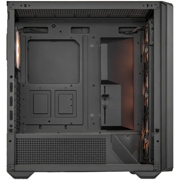 COUGAR | MX600 Black | PC Case | Mid Tower  Mesh Front Panel  3 x 140mm + 1 x 120mm Fans  Transparent Left Panel ( CGR-57C9B-RGB ) 